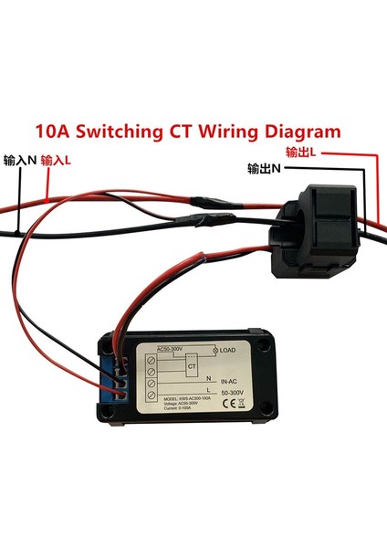 100A Anahtarlama Ct AC50-300V 100A 20A Renkli LCD Ekran Ac Gerilim Akım Güç Sıcaklık Test Cihazı Dijital Metre Test Cihazı Ct ile Dijital Voltmetre (Yurt Dışından) indirimleri