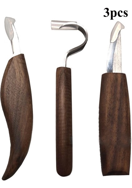 3 Parçalı Set 3/5/7 Adet Ahşap Oyma Bıçağı Keski Ağaç Işleme Kesici El Aleti Seti Soyma Ahşap Oyma Heykel Kaşık Oyma Kesici (Yurt Dışından)