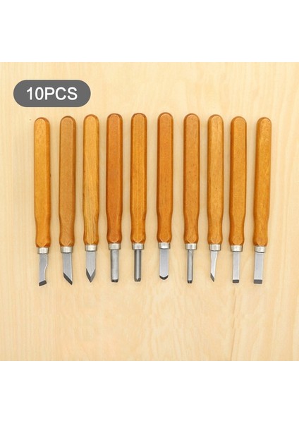 10 Adet 12 Adet Ahşap Oyma Keski Araçları Ahşap Oyma Ağaç Işleme Gravür Zeytin Oyma Bıçağı Zanaat Kesici El Yapımı Bıçak Aracı Set (Yurt Dışından)
