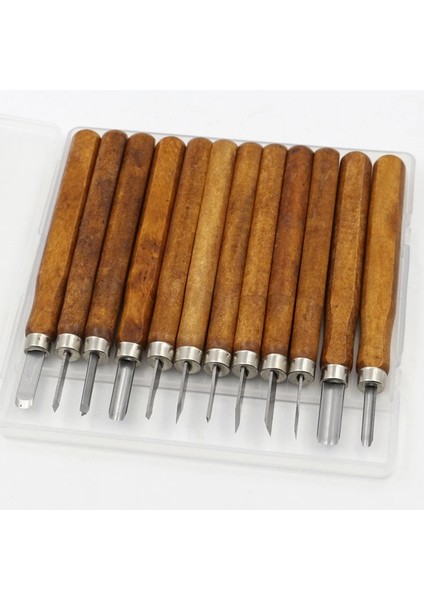 10 Adet 12 Adet Ahşap Oyma Keski Araçları Ahşap Oyma Ağaç Işleme Gravür Zeytin Oyma Bıçağı Zanaat Kesici El Yapımı Bıçak Aracı Set (Yurt Dışından)