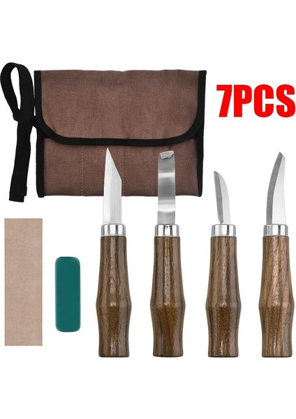 4pc 7pcs Ahşap Oyma Keski Bıçak El Aleti Seti Temel Detaylı Ağaç Işçileri Gouges Çok Amaçlı Dıy Profesyonel Alaşımlı Çelik (Yurt Dışından)