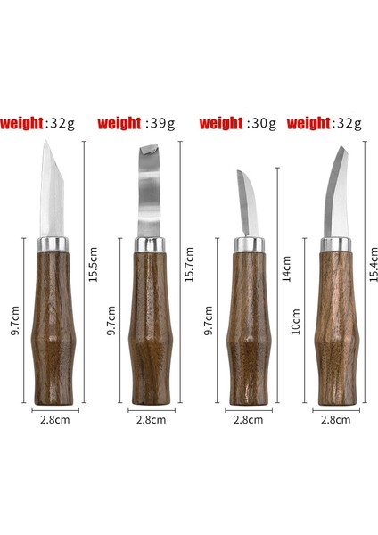 4pc 7pcs Ahşap Oyma Keski Bıçak El Aleti Seti Temel Detaylı Ağaç Işçileri Gouges Çok Amaçlı Dıy Profesyonel Alaşımlı Çelik (Yurt Dışından)