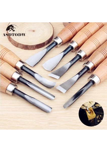 6PCS-B306 8 Adet ve 6 Adet Ağaçkakan Kuru El Ahşap Oyma Aletler, Profesyonel Ağaç Işleme Graver Keski Seti Oyuklar Araçları (Yurt Dışından) fiyatları