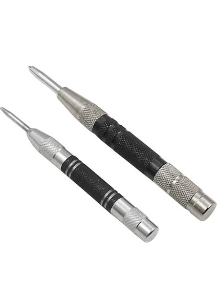 128MM Gümüş Siyah Çok Amaçlı Otomatik Merkezi Punch Bulucu Metal Aracı Konumlandırma Sondaj Deliği Pencere Kırıcıyı Işaretlemek Için (Yurt Dışından)