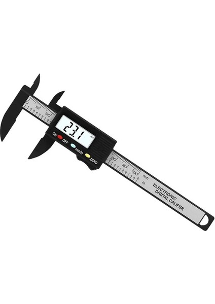 0 -100MM 0-100MM Sürmeli Kumpas LCD Dijital Elektronik Karbon Fiber Sürmeli Kumpas Ölçer Mikrometre Büyük Ekran Pakometre Kumpas (Yurt Dışından)