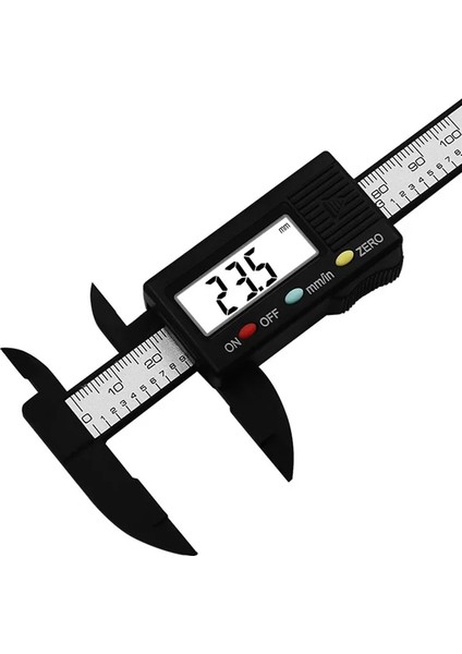 0 -100MM 0-100MM Sürmeli Kumpas LCD Dijital Elektronik Karbon Fiber Sürmeli Kumpas Ölçer Mikrometre Büyük Ekran Pakometre Kumpas (Yurt Dışından) fırsatları