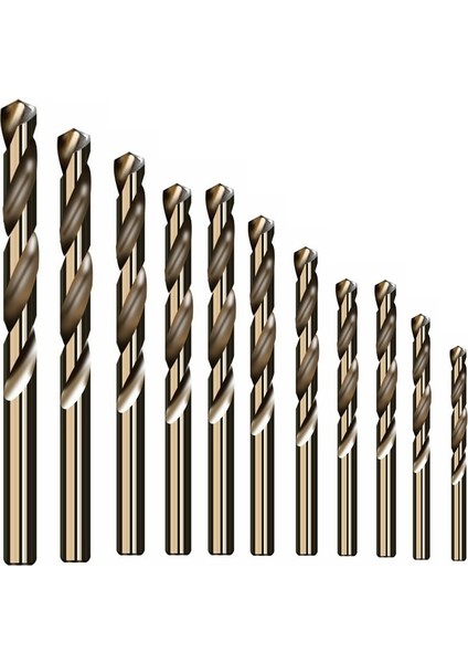3mm Kobalt Yüksek Hız Çeliği Büküm Matkap Ucu M35 Paslanmaz Çelik Alet Seti Aksesuarları Metal Paslanmaz Çelik Sondaj Metal Işleme (Yurt Dışından)