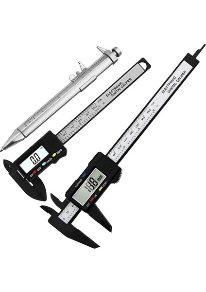 C Tipi Dijital Sürmeli Kumpas 0-100MM LCD Elektronik Karbon Fiber Altimetre Mikrometre Ölçme Aracı (Yurt Dışından) fiyatları