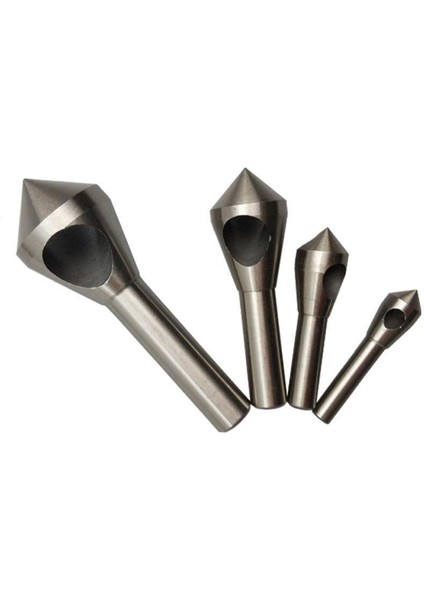 01 4 Adet/takım Havşa Çapak Alma Matkap Ucu 2-5-10-15-20 Metal Konik Paslanmaz Çelik Delik Testere Kesici Pah Güç Matkaplar Aracı (Yurt Dışından)