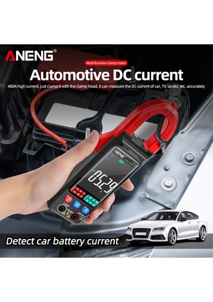 Kırmızı Aneng ST212 Dijital Pens Metre 6000 Sayım Dc/ac Akım 400A Amp Multimetre Büyük Renkli Ekran Gerilim Test Cihazı Araba Hz Ncv Ohm (Yurt Dışından) modelleri