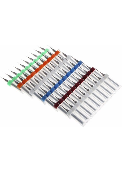 0.2mm Sıcak! 10 Adet 1/8 "shank Spiral Flüt Tungsten Karbür Mikro Pcb Matkap Ucu 0.2-0.9mm Ucu T15 (Yurt Dışından) fırsatları