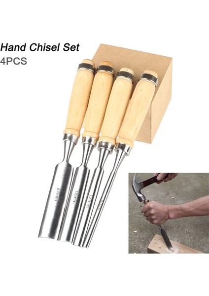4 Adet Set 4 Adet Yarı Dairesel Ağaç Işleme Keski Seti Oyma Krom Vanadyum Çelik Marangoz Ahşap Oyma Oyma Keski Aracı (Yurt Dışından) fiyatları