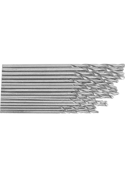 Gümüş G5AB 16 Adet Hss Beyaz Çelik Büküm Matkap Ucu Seti Elektrikli Taşlama Matkapları Için 0.8-1.5mm (Yurt Dışından)