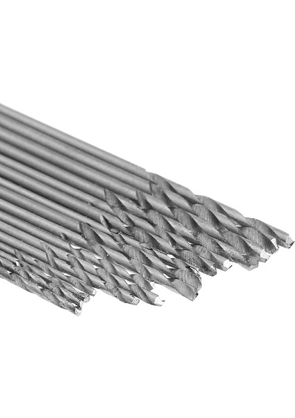Gümüş G5AB 16 Adet Hss Beyaz Çelik Büküm Matkap Ucu Seti Elektrikli Taşlama Matkapları Için 0.8-1.5mm (Yurt Dışından)