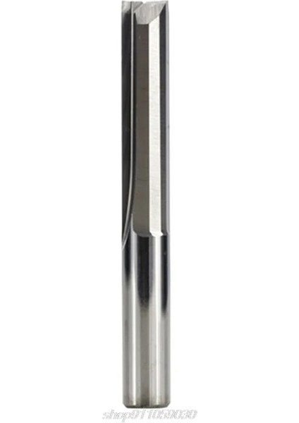 28 6mm Shank 2 Flüt Düz Uçlu Değirmen Karbür Cnc Router Bit Gravür Bit Düz Yuvası Freze Kesicisi Ahşap Aracı J08 21 Dropship (Yurt Dışından)
