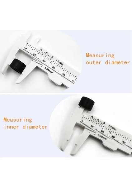 1 Adet 1/2 Adet Plastik Sürmeli Kumpas 0-80/150MM Çift Kural Ölçeği Ölçüm Öğrenci Ahşap Marangozluk Ölçer Araçları Cetvel Kalibratör (Yurt Dışından)