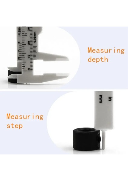 1 Adet 1/2 Adet Plastik Sürmeli Kumpas 0-80/150MM Çift Kural Ölçeği Ölçüm Öğrenci Ahşap Marangozluk Ölçer Araçları Cetvel Kalibratör (Yurt Dışından)