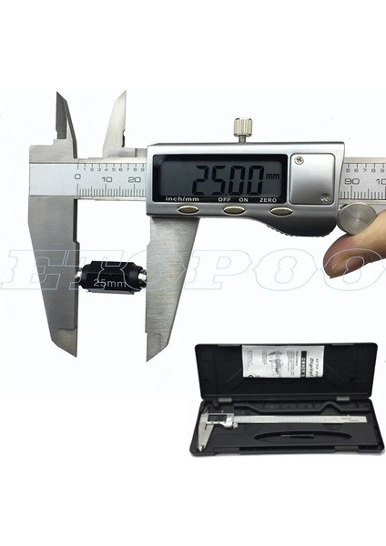 0-200MM Sürmeli 0-150/200/300 Dijital Kumpas Paslanmaz Çelik Sürmeli Kumpas Elektronik Mikrometre Cetvel Derinlik Ölçme Aracı Ölçer Enstrüman (Yurt Dışından)