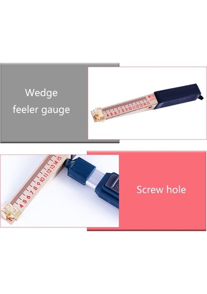 0.2mm Taşınabilir Kama Şekilli Sürmeli Feeler Ölçer 0.2/0.5mm-Hassas 1-15MM Ev Mühendisliği Muayene Düzlük Ölçü Aracı (Yurt Dışından) modelleri