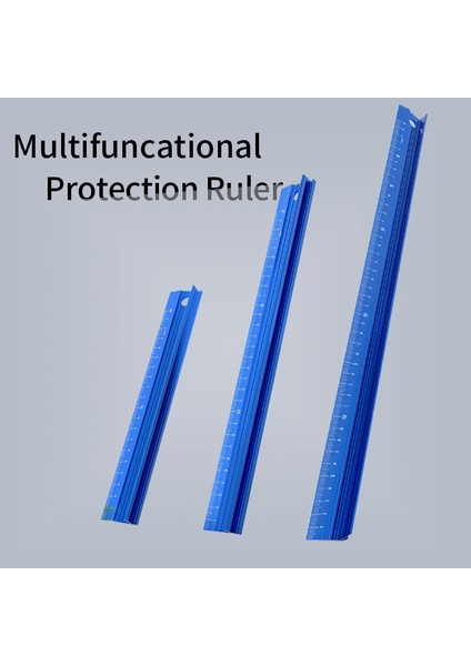 45 cm 30 CM-100 cm Alüminyum Alaşımlı Koruyucu Cetvel Yüksek Hassasiyetli Kaymaz Kalınlaşmış Çelik Cetvel Ölçme Mühendisleri Çizim Aracı (Yurt Dışından) modelleri