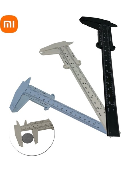 150MM Beyaz Xiaomi 150MM Plastik Sürmeli Kumpas Diyafram Derinlik Çapı Ölçüsü Dıy Aracı Ağaç Işleme Metal Işleme Sıhhi Tesisat Modeli Yapımı (Yurt Dışından) fırsatları