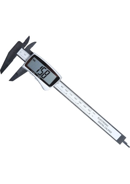 3 Düğme Siyah Yeni Elektronik Dijital Ekran Sürmeli Kumpas Inç/metrik Dönüşüm 6 Inç 0-150MM Hd Tam Ekran Kumpas Ölçüm Aracı (Yurt Dışından)