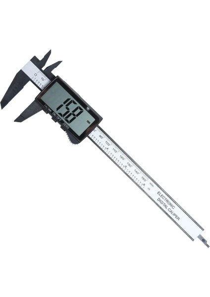 3 Düğme Siyah Yeni Elektronik Dijital Ekran Sürmeli Kumpas Inç/metrik Dönüşüm 6 Inç 0-150MM Hd Tam Ekran Kumpas Ölçüm Aracı (Yurt Dışından)