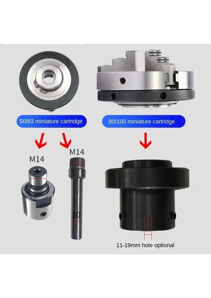 10MM Sanou K01-63 Torna Aynası Üç/dört Çene, M14*1 K01-50 63 80 K02-50 K02-63 Mini Dıy Metal Ahşap Torna Araçları Biyel (Yurt Dışından) fırsatları