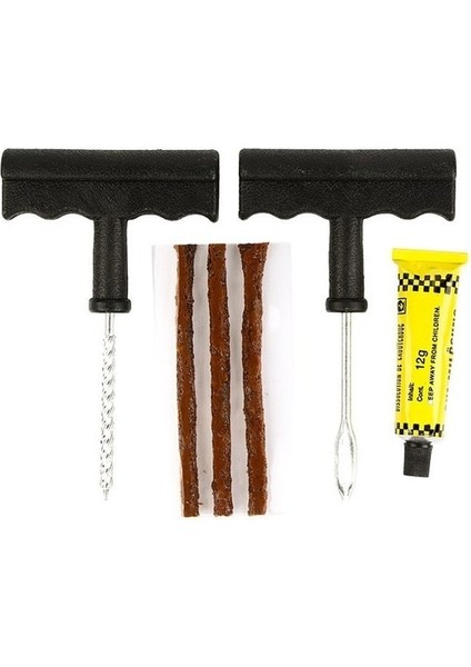 Set Bir Araba Tubeless Lastik Tamir Araçları Arabalar Için Küçük Lastik Tamir Araçları Komple Kit Araçları Oto Mekanik Atölye Araçları (Yurt Dışından)