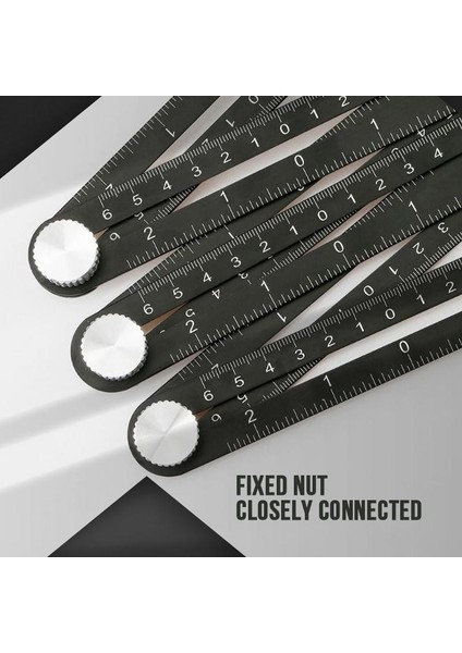 1 Takım Ayarlanabilir 12 Taraflı Katlanır Cetvel Çok Açılı Ölçüm Cetveli Açıölçer Delikli Kalıp Yer Karosu Delik Bulucu Cam Zımba (Yurt Dışından) fırsatları