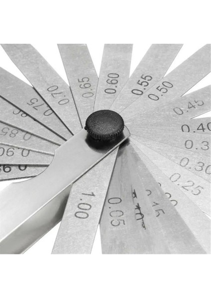 20 Bıçaklı Feeler Ölçer 20/17 Bıçaklı Metrik Katlanabilir Feeler Ölçer Yüksek Hassasiyetli 0.02-1 Kalınlık Ölçüm Probu Boşluk Ölçme Araçları (Yurt Dışından) indirimleri