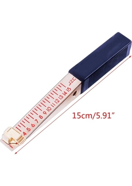 Doğruluk 0.5mm B Vernier Feeler Ölçer 1-15MM Ev Mühendisliği Muayene Düzlük Ölçme Aracı 0.2mm/0.5mm Kama Şekilli Feeler Dropshipping (Yurt Dışından) fiyatları