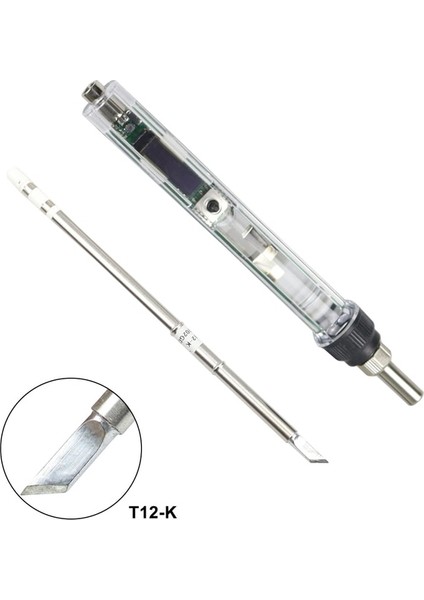T12-K Ucu ile Dijital OLED T12 Mini Havya Dc 12-24V 72W Ayarlanabilir Sıcaklık Elektrikli Kaynak Lehim Ucu Istasyonu Aracı (Yurt Dışından)