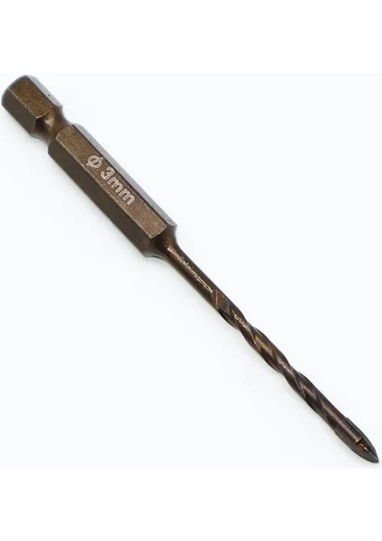 3mm Justınlau Çapraz Hex Kiremit Uçları Cam Seramik Beton Delik Açıcı Alaşım Üçgen Matkap Boyutları 3/4/5/6/7/8/10/12 mm (Yurt Dışından)