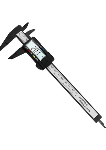 Dijital Plastik Yüksek Kalite 0-150MM 6 Inç Paslanmaz Çelik Dijital Kumpas 150MM Plastik Elektronik Sürmeli Kumpas Ölçer Mikrometre (Yurt Dışından)