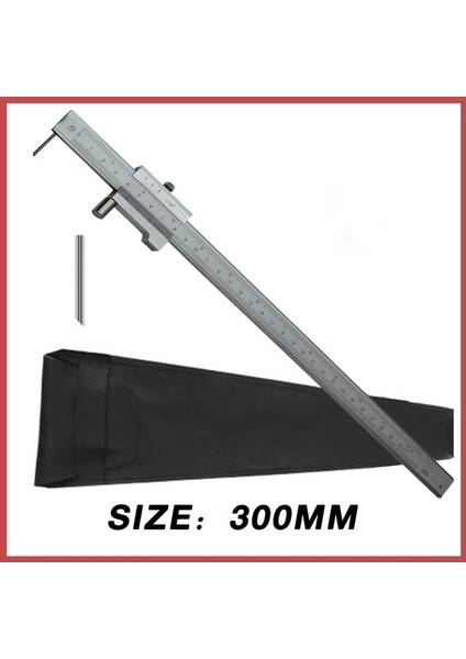 300 mm Makle 200 MM-500 mm Paralel Çapraz Kumpas 2 Karbür Scriber/iğne Paslanmaz Çelik Sürmeli Kumpaslar Işaretleme Ölçer Markalama Aracı (Yurt Dışından)