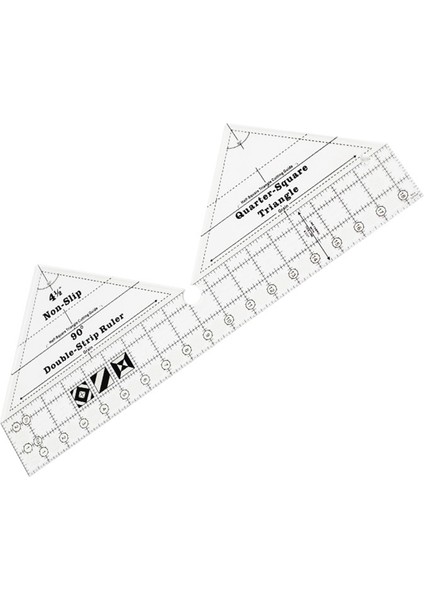S Akrilik Kapitone Cetvel Dıy Dikiş Cetveli Çok Fonksiyonlu 90 Derece Çift Şerit Kaymaz Kapitone Cetvel Şablon Giyim Tasarımı (Yurt Dışından) fiyatları