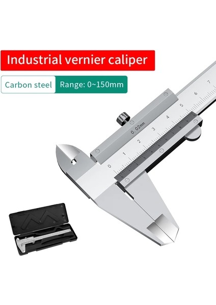 LXZ921079 Luxıanzı 150/200/300MM Metal Sürmeli Kumpasyüksek Hassasiyetli Endüstriyel Kumpaslar Iç Dış Çap Derinlik Ölçme Aletleri (Yurt Dışından)