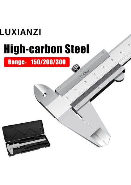 LXZ921079 Luxıanzı 150/200/300MM Metal Sürmeli Kumpasyüksek Hassasiyetli Endüstriyel Kumpaslar Iç Dış Çap Derinlik Ölçme Aletleri (Yurt Dışından) fiyatları