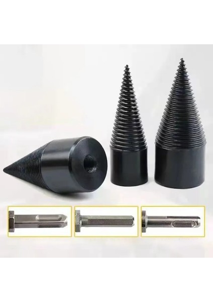 50MM 3 Saplı 32/38/42/45/50MM Ahşap Matkap Ucu Büküm Yakacak Odun Yarma Matkap Ucu Ahşap Ayırıcı Vida Konileri Bit Kare Yuvarlak Ahşap Matkap Ucu (Yurt Dışından)