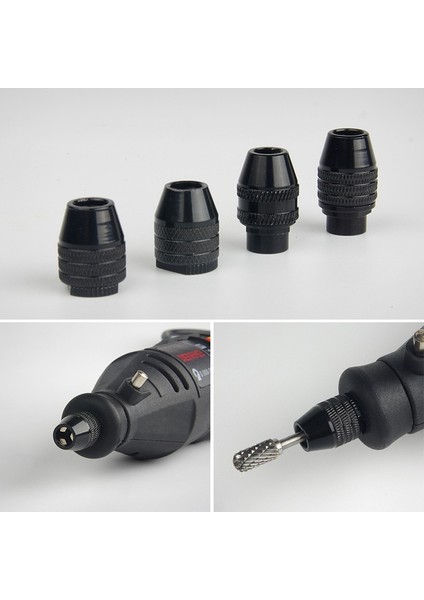 Uzun Kuyruk M8X0.75MM 2 Adet 0.3-3.2mm Çoklu Matkap Chuck Anahtarsız Dremel Döner Araçları Anahtarsız Matkap Ucu Chucks Adaptörü Dönüştürücü Mini Evrensel Chuck (Yurt Dışından) fiyatları