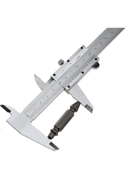 Gümüş Metal Sürmeli Kumpas 150MM/0.02MM/0.05MM Çelik Sürmeli Kumpas Ölçer Mikrometre Ölçme Aracı Aletleri Kaliper Derinliği (Yurt Dışından) fırsatları