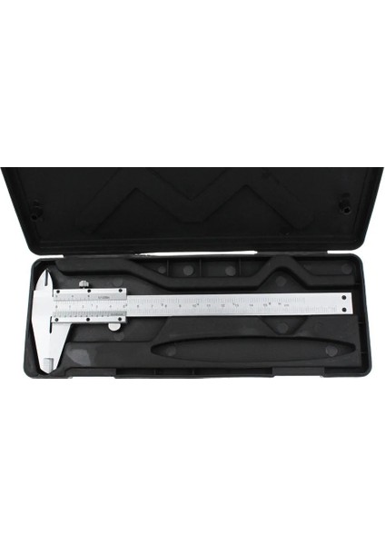 Gümüş Metal Sürmeli Kumpas 150MM/0.02MM/0.05MM Çelik Sürmeli Kumpas Ölçer Mikrometre Ölçme Aracı Aletleri Kaliper Derinliği (Yurt Dışından) indirimleri