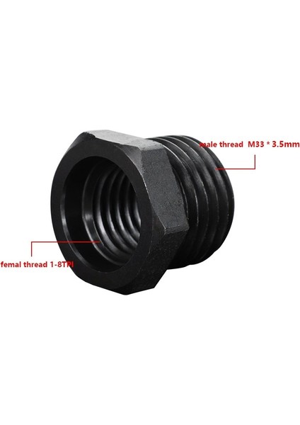 M33X3.5 - M18X2.5 Xcan Ahşap Torna Aynası Adaptörü M33X3.5/M18X2.5/1-8TPI/ 3/4''X16 (Yurt Dışından) fırsatları