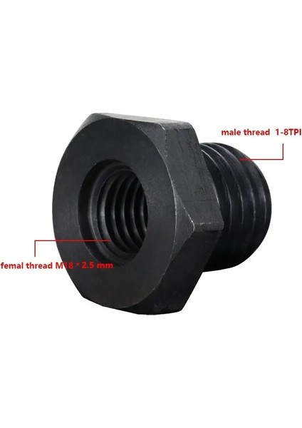 M33X3.5 - M18X2.5 Xcan Ahşap Torna Aynası Adaptörü M33X3.5/M18X2.5/1-8TPI/ 3/4''X16 (Yurt Dışından) indirimleri