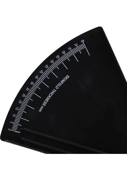 Siyah 0-80MM Vücut Yağ Ölçüm Cihazı Analizörü Sebum Kaliper Kelepçe Şekilli Cetvel Kişisel Eğitmen Skinfold Test Cihazı Şerit Metre (Yurt Dışından) indirimleri