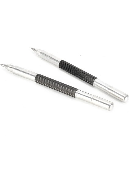 2 Adet Tungsten Karbür Ipuçları Scriber Markalama Gravür Kalem Çift Uçlu Seramik Cam Metal Ahşap Oyma Kazıma Işaretleyici El Aletleri (Yurt Dışından)