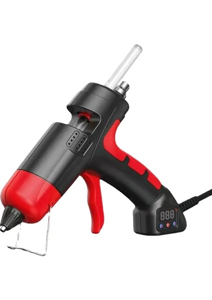 150W-DIJITAL-KIRMIZI Ab 150W Küçük Sıcak Tutkal Tabancası Dijital Ekran Ayarlanabilir Sıcaklık Alüminyum Meme Kullanımı 7mm Çubuklar Çocuklar Için Dıy El Yapımı Aletler (Yurt Dışından) modelleri