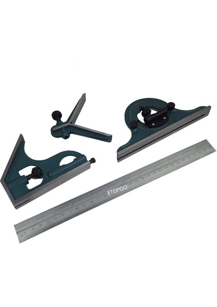 B Modeli 0-180 Derece Evrensel Seviye Iletki Kombinasyonu Kare Set Esquadro Dik Açı Cetvel Seti Ölçme Aletleri (Yurt Dışından) fırsatları