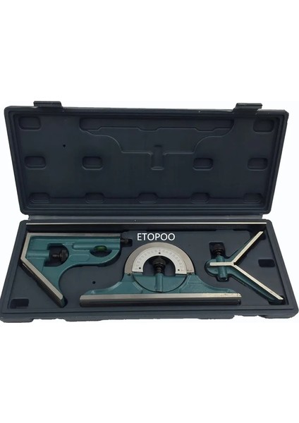 B Modeli 0-180 Derece Evrensel Seviye Iletki Kombinasyonu Kare Set Esquadro Dik Açı Cetvel Seti Ölçme Aletleri (Yurt Dışından) indirimleri